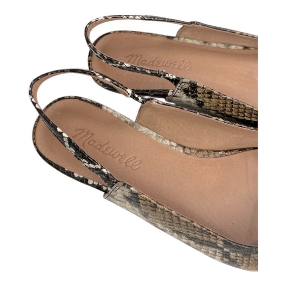 Madewell Margot Flats Brown
Leather Snake Multi Print Slingback
Shoes Size 7 - Picture 9 of 12